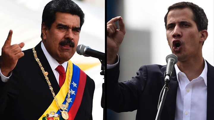 La oposición venezolana se ha encontrado con militares, dice Juan Guaidó.